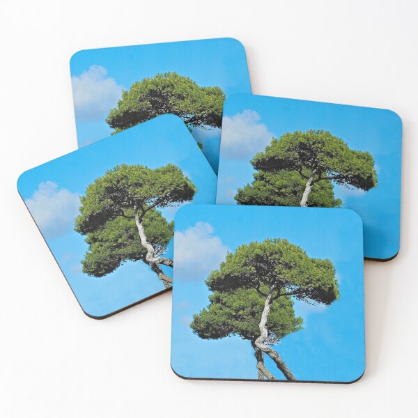 Item preview, Mediterranean Umbrella Pine trees and Cloud Blue Sky designed and sold by worldways.
