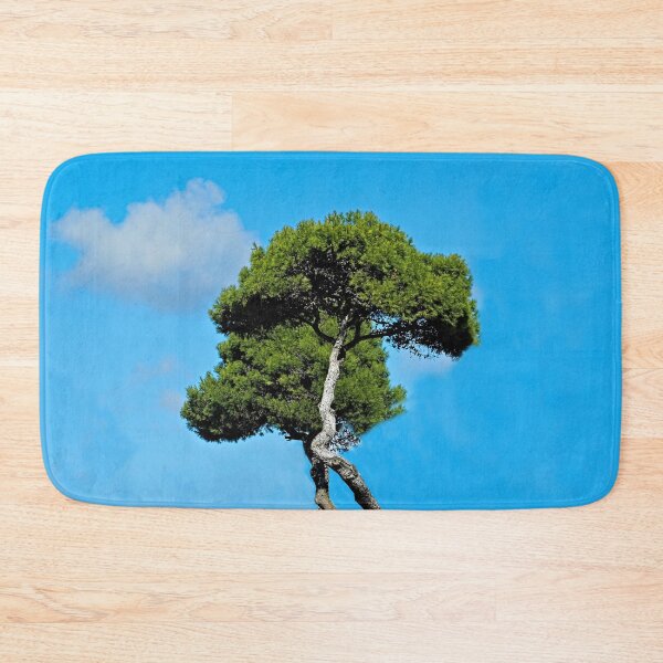 Item preview, Mediterranean Umbrella Pine trees and Cloud Blue Sky designed and sold by worldways.