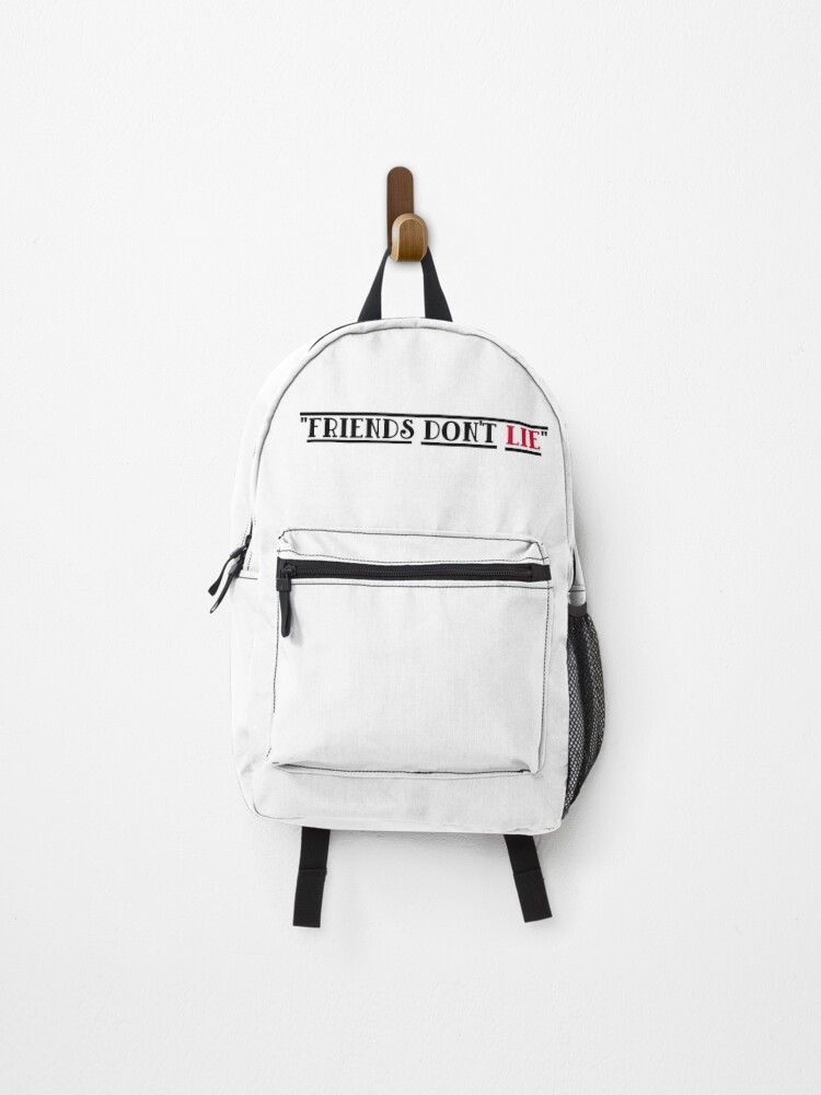 stranger things backpack friends dont lie