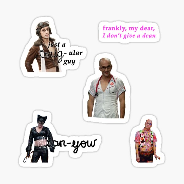 Item preview, Dean Pelton Sticker Pack Community designed and sold by meatsunited.