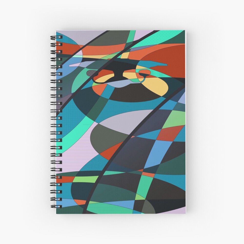 Item preview, Spiral Notebook designed and sold by modHero.