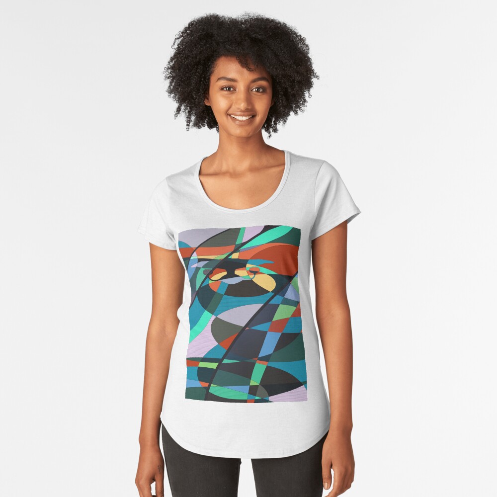 Item preview, Premium Scoop T-Shirt designed and sold by modHero.
