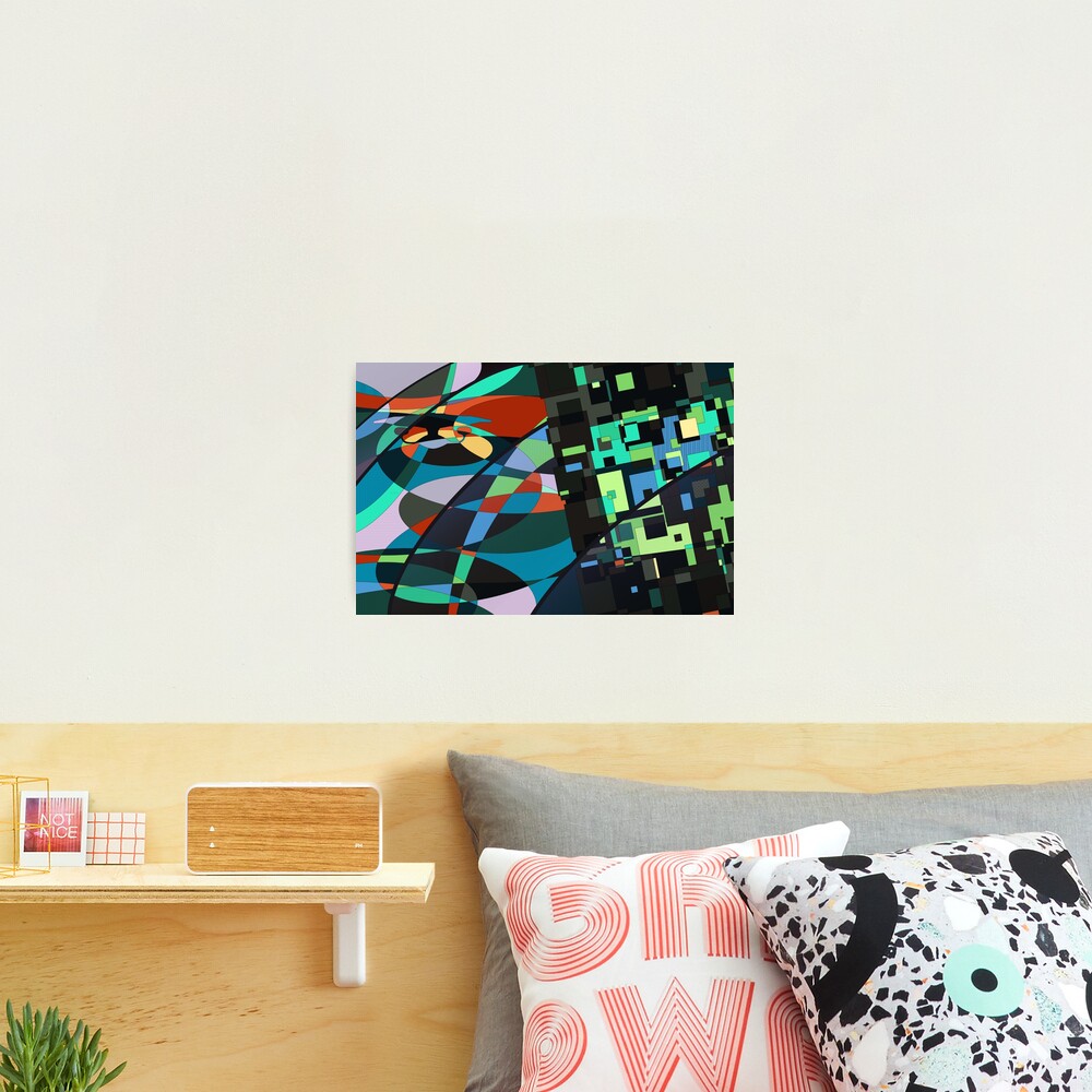 Encounter at Space Cube | Photographic Print