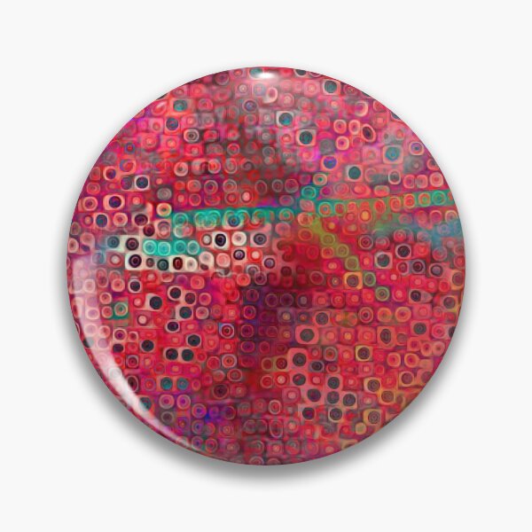 Item preview, A World Full Of Happy-abstract layered dot pattern-bright colours designed and sold by Annette Chabidon Studio.