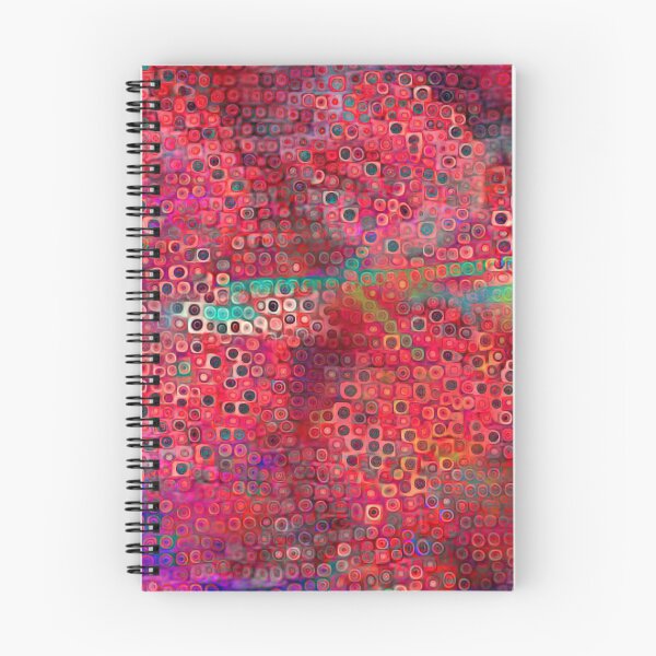 Item preview, A World Full Of Happy-abstract layered dot pattern-bright colours designed and sold by Annette Chabidon Studio.