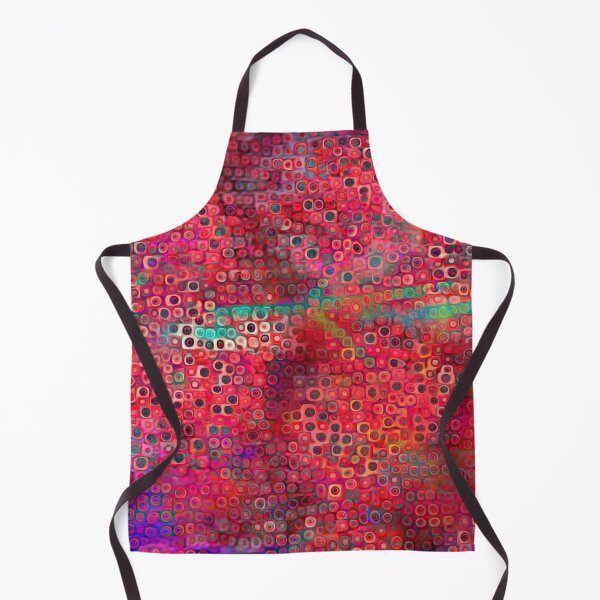 Item preview, A World Full Of Happy-abstract layered dot pattern-bright colours designed and sold by Annette Chabidon Studio.