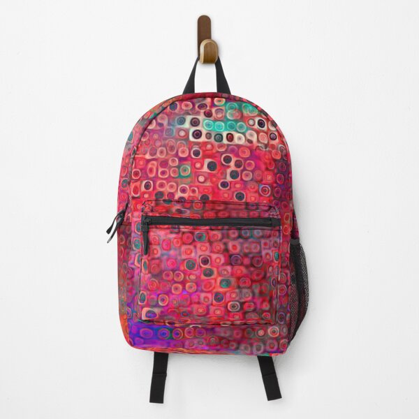 Item preview, A World Full Of Happy-abstract layered dot pattern-bright colours designed and sold by Annette Chabidon Studio.