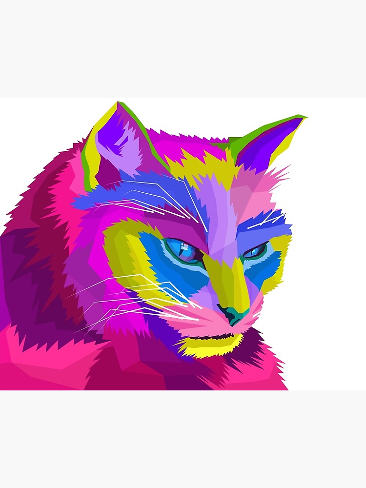 "Cat Watercolor Art Print Pet art Cat Art Cat Portrait Cat