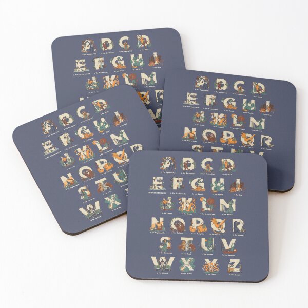 Item preview, Spooky Alphabet designed and sold by barda.