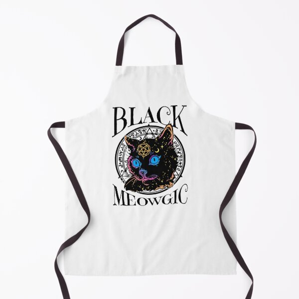 Item preview, Black Cat Meowgic Halloween Witch Witchcraft Pentagram designed and sold by Maria Garcia.