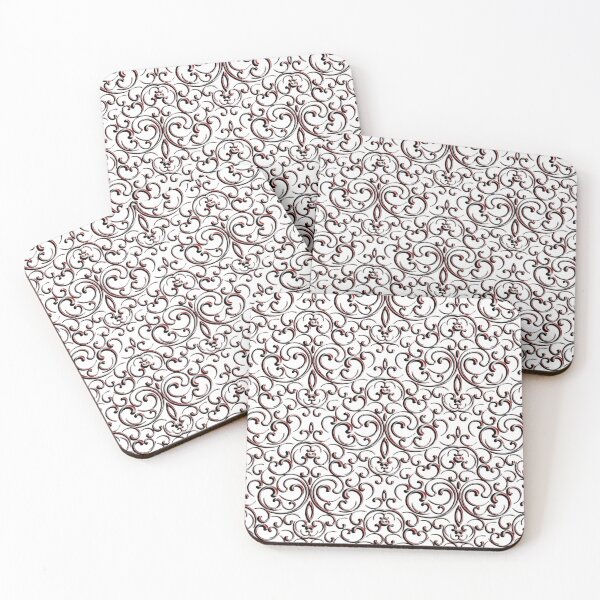 Item preview, floral scrolls-luxury pattern all over print designed and sold by trickydee.