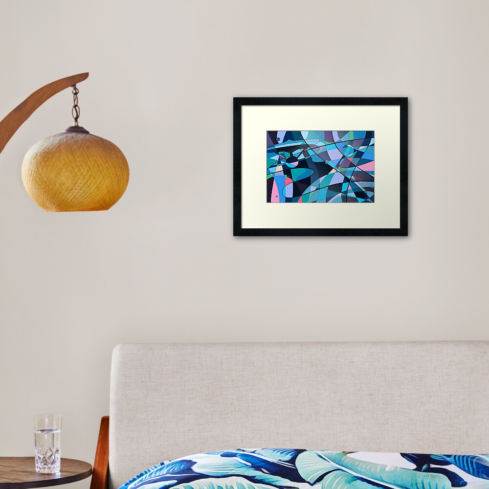 Item preview, Framed Art Print designed and sold by modHero.