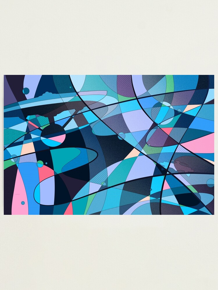 Thumbnail 1 of 3, Photographic Print, Space TOSsed | designed and sold by modHero.