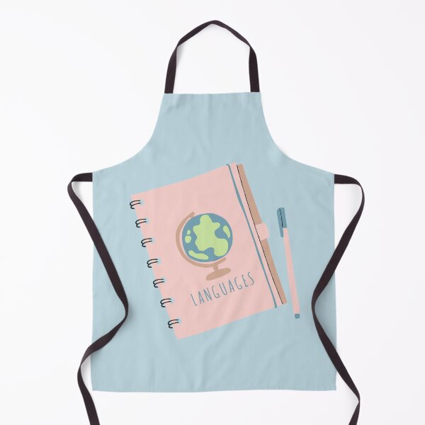 Item preview, Cute LANGUAGES Travel Notebook Journal Pink designed and sold by a-little-ink.
