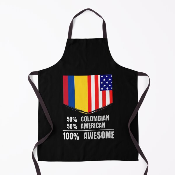 Aperçu de l'œuvre 50% colombien 50% américain 100% génial immigrant créée et vendue par perfectpresents.