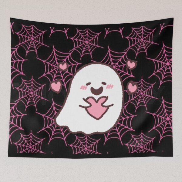 Item preview, Pink ghost webs designed and sold by Roisin678.