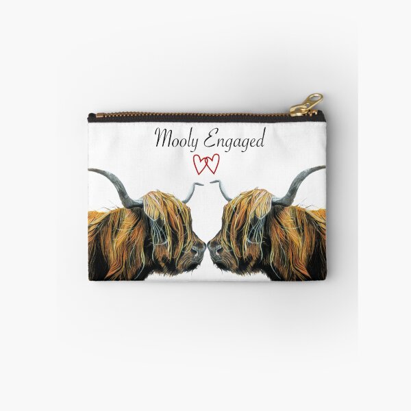 Item preview, Mooly engaged Highland cow engagement gift range designed and sold by IslesArt.
