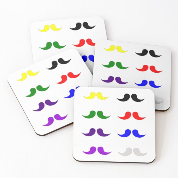 Item preview, Mix Colors Of Moustaches 4 designed and sold by teledesign.