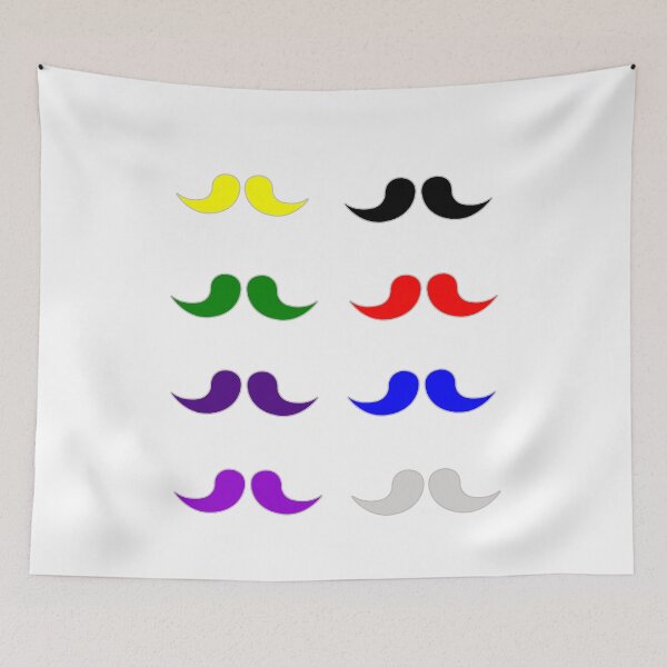 Item preview, Mix Colors Of Moustaches 4 designed and sold by teledesign.
