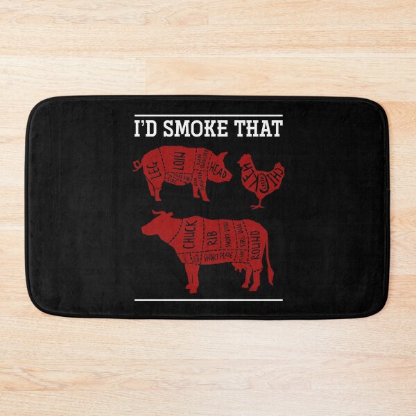 Item preview, I’d Smoke That Barbecue BBQ designed and sold by bestshirtdesign.