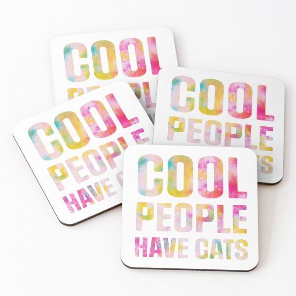 Item preview, Cool People Have Cats Tie-Dye Style designed and sold by Marinuzzi.