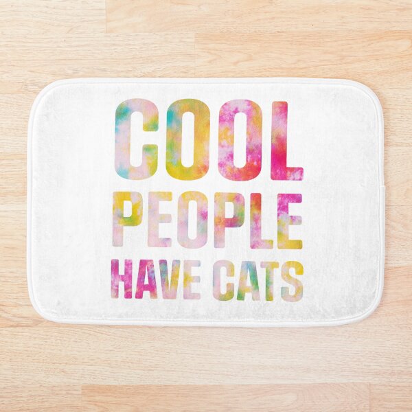 Aperçu de l'œuvre Les gens cool ont un style tie-dye pour chats créée et vendue par Marinuzzi.