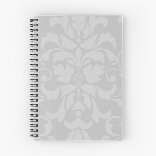 Item preview, Silver Gray Damask Pattern designed and sold by rewstudio.