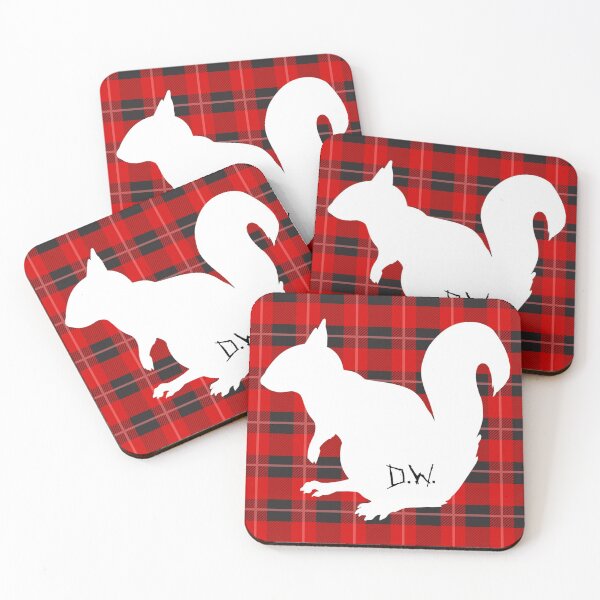 Item preview, deano the squirrel - plaid/white designed and sold by lexicolor.