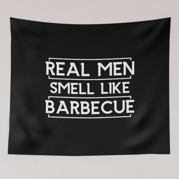 Item preview, Real Men Smell Like Barbecue BBQ  designed and sold by bestshirtdesign.