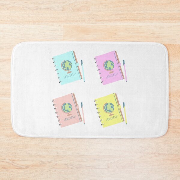 Item preview, Cute LANGUAGES Travel Notebook Journal Pastel Pack designed and sold by a-little-ink.