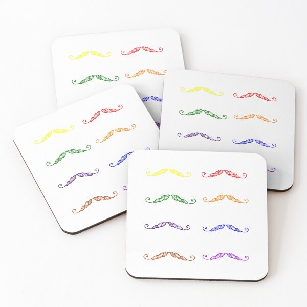 Item preview, Mix Colors Of Moustaches 5 designed and sold by teledesign.