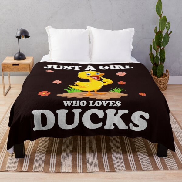 Item preview, JUST A GIRL WHO LOVES DUCKS designed and sold by teemaker24.