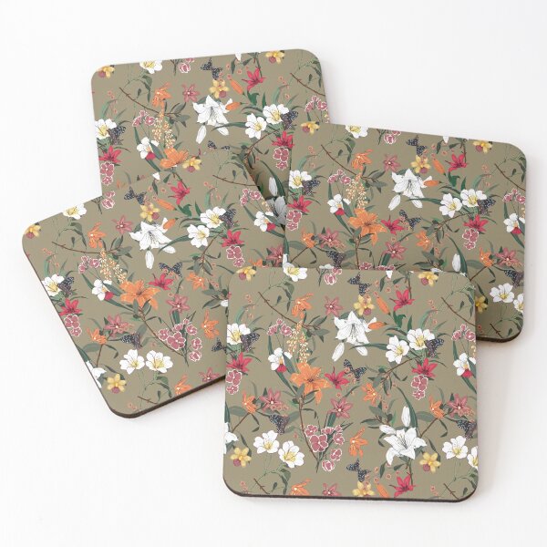 Item preview, fitted flowers pattern designed and sold by virilamissa.