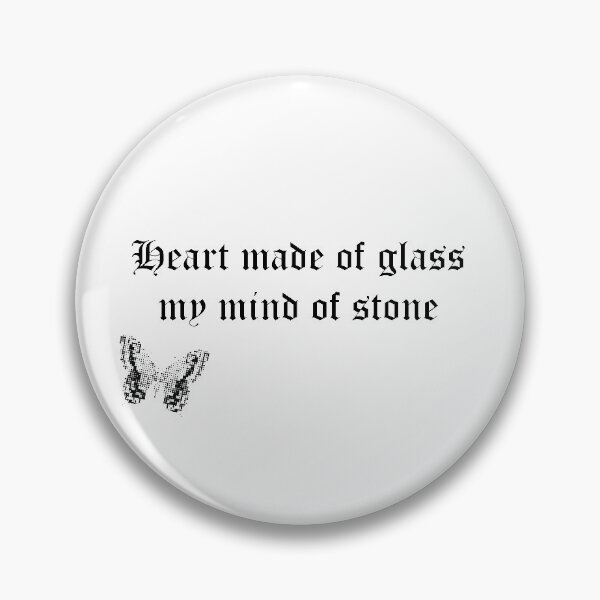 Item preview, Heart of glass mind of stone designed and sold by ActuallyDawn.