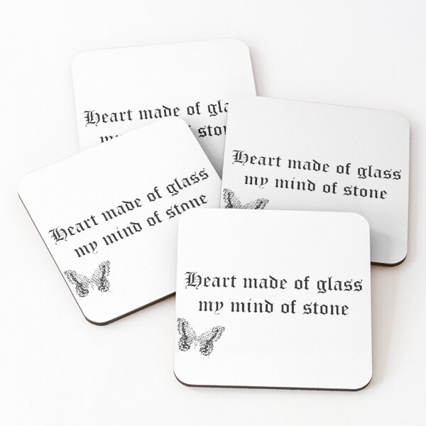 Item preview, Heart of glass mind of stone designed and sold by ActuallyDawn.
