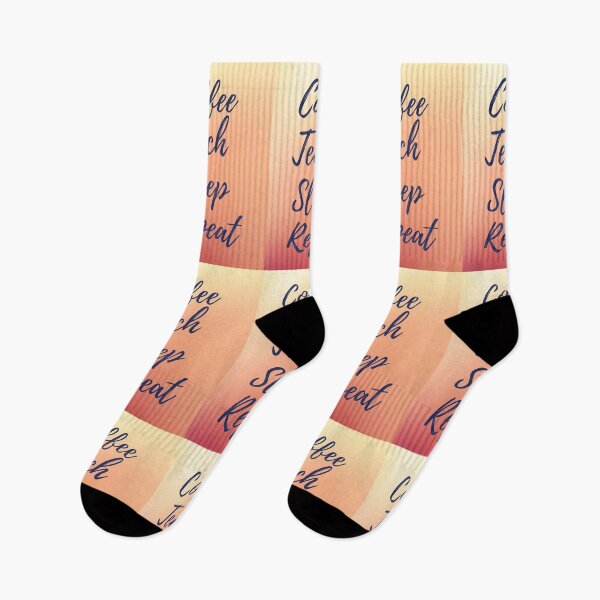 Item preview, Copy of Coffee teach sleep repeat designed and sold by Delicarte.
