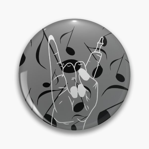 Item preview, Metal zombie hand and musical notes designed and sold by BV-creas.