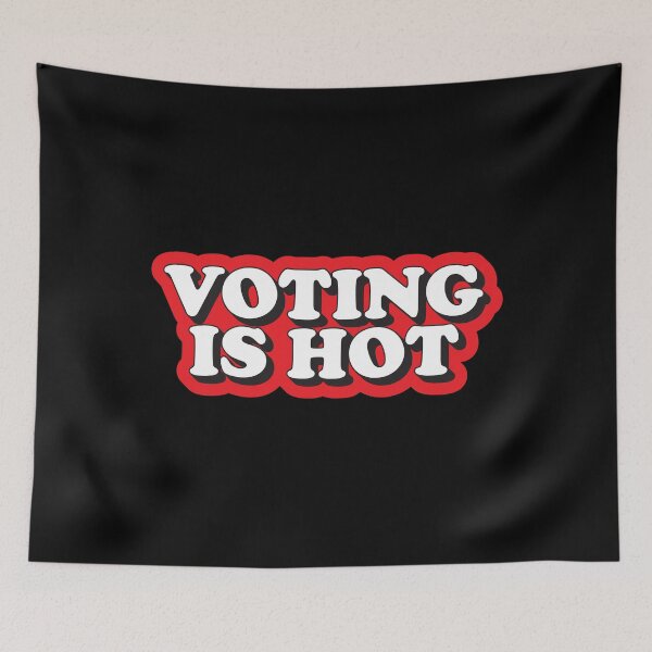Item preview, Voting is hot designed and sold by Statim.