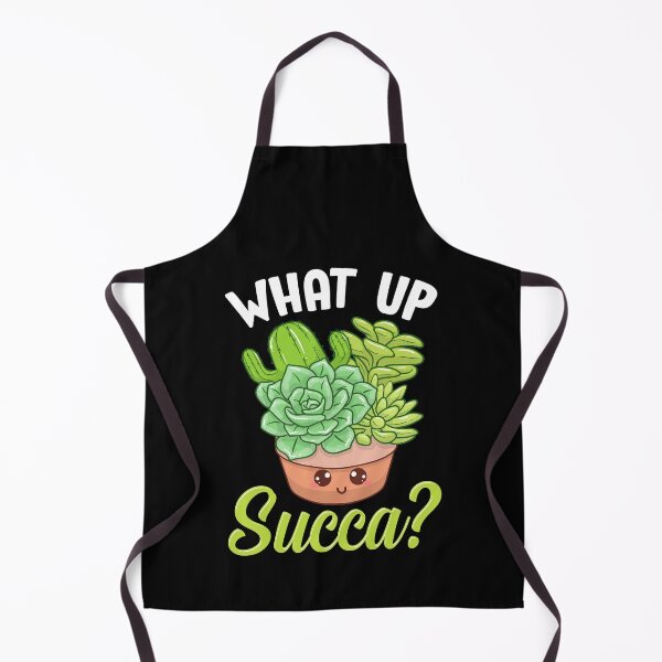 Item preview, Funny What Up Succa? Punny Succulent Cactus Pun designed and sold by perfectpresents.