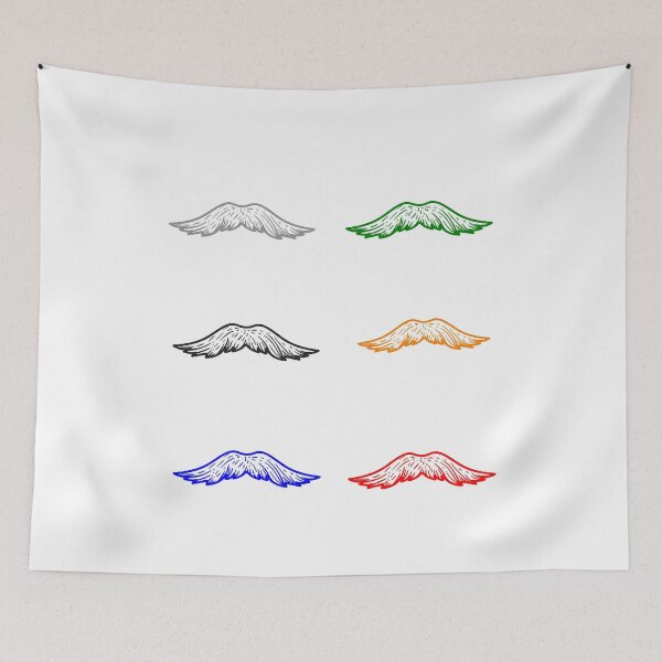 Item preview, Mix Colors Of Moustaches 7 designed and sold by teledesign.