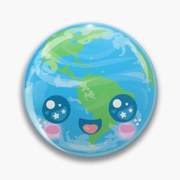 Item preview, Kawaii Cute Earth designed and sold by HolleyTeaTime.