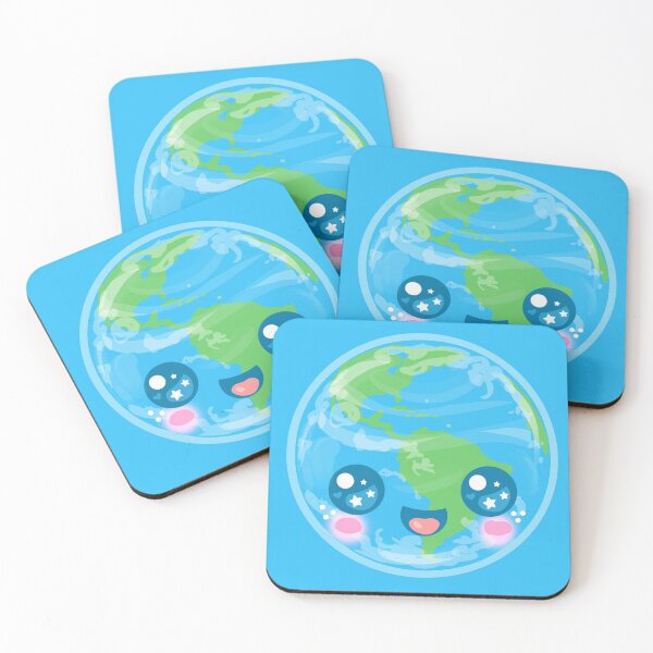 Item preview, Kawaii Cute Earth designed and sold by HolleyTeaTime.