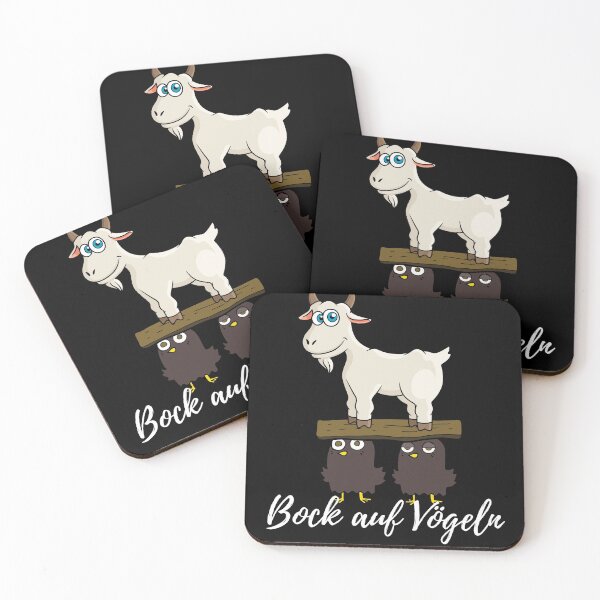 Item preview, Goat Board And Birds - Buck On Birds designed and sold by Two Left Hands Design.