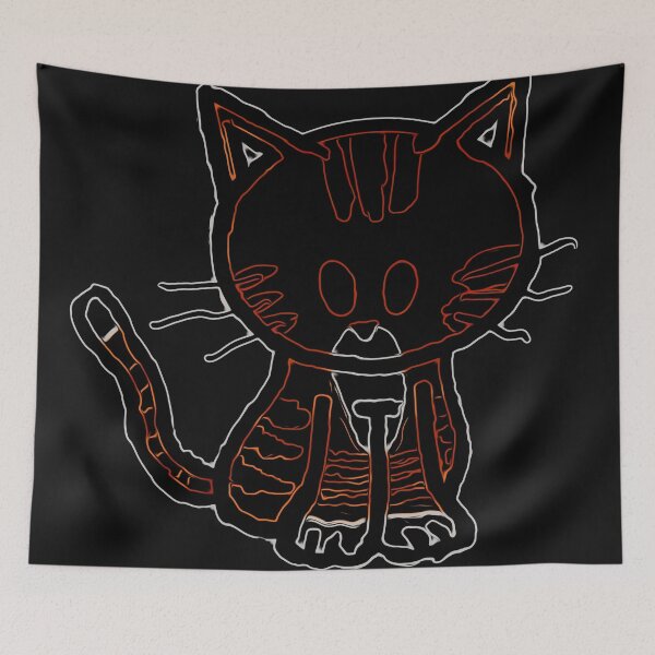 Item preview, Cute cartoon cat designed and sold by RTrivella.