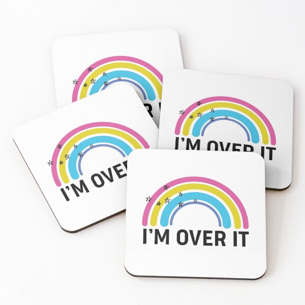 Item preview, Rainbow I'm Over It designed and sold by RLYRetro.