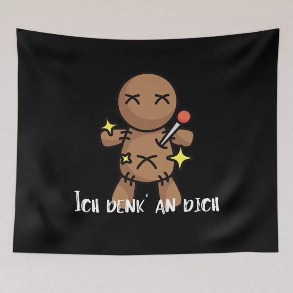 Item preview, Voodoo Doll With Needles - I Think Of You designed and sold by Two Left Hands Design.