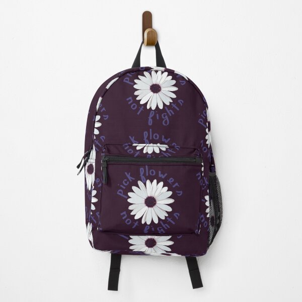 Item preview, Pick Flowers Not Fights in Purple designed and sold by sarahrinouye.