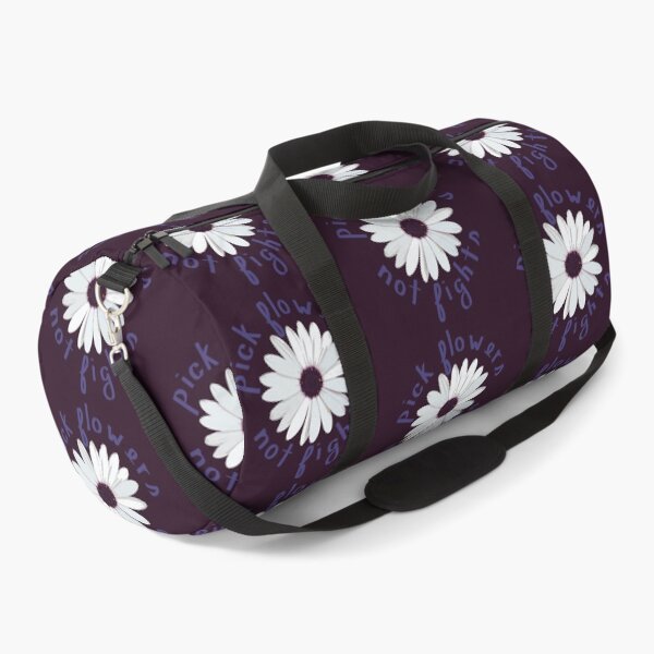 Item preview, Pick Flowers Not Fights in Purple designed and sold by sarahrinouye.