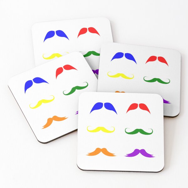 Item preview, Mix Colors Of Moustaches 8 designed and sold by teledesign.