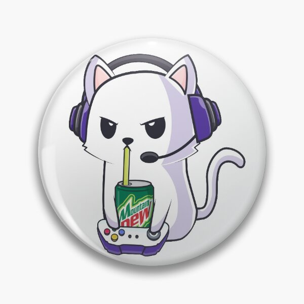 Item preview, "Meowtain Mew" Gaming Kitty designed and sold by zoebrugg.